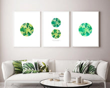 Load image into Gallery viewer, Eco-Friendly Abstract Colorful Planet Prints at Jellyque | Reminds to Love Nature Through Cactus Green Earth | Reusable Materials: Heart Shaped Stickers ➨ Up-Cycled Collage Design + Eco Tips | Winsor Green Color For Body, Mental Growth | Being Green &amp; Fresh Vibes | Instant Download | Sustainable Living Gift Ideas
