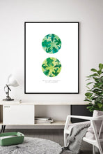 Load image into Gallery viewer, Eco-Friendly Abstract Colorful Planet Prints at Jellyque | Reminds to Love Nature Through Cactus Green Earth | Reusable Materials: Heart Shaped Stickers ➨ Up-Cycled Collage Design + Eco Tips | Winsor Green Color For Body, Mental Growth | Being Green &amp; Fresh Vibes | Instant Download | Sustainable Living Gift Ideas
