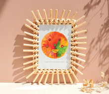 Load image into Gallery viewer, Eco-Friendly Abstract Colorful Planet Prints at Jellyque | Represents to Cut Food Waste Through Delicious Earth | Honey Yellow, Vivid Orange, Green Onion Colors Boost Immune System | Juicy-Fresh Vibes | Instant Download | Mindful Living Gift &amp; Sustainable Life
