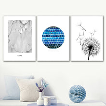 Load image into Gallery viewer, Eco-Friendly Awareness Colorful Planet Prints at Jellyque | Reminds to Save Energy Through Disco Moon | Reusable Materials: Shiny Square Decoration ➸ Up-cycled Collage Design + Eco Tips | Ultramarine, Azure, Cobalt Blue Colors For Productivity | Sheeny &amp; Beamy Vibes | Instant Download | Sustainable Living Gift Ideas
