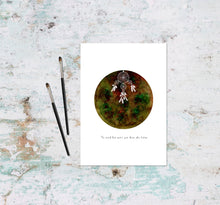 Load image into Gallery viewer, Eco-Friendly Abstract Colorful Planet Prints at Jellyque | Represents Zero-Waste Living Through Dream Catcher Moon | Deep Forest Green Color For Hope, Wishes &amp; Want | Woodsy Fragrant Forest Vibe | Reusable Material: White Dream Catcher Collage Design By Graphic | Instant Download | Sustainable Living Gift Ideas
