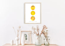 Load image into Gallery viewer, Eco-Friendly Awareness Colorful Planet Prints at Jellyque | Reminds to Up-Cycle Through Honey Bee Planet | Reusable Materials: Clothing Racks ➸ Up-cycled Collage Design + Eco Tips | Butter Scotch Yellow Color For Efficient Study or Work | Bright &amp; Brilliant Vibes | Instant Download | Sustainable Living Gift Ideas
