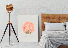 Load image into Gallery viewer, Eco-Friendly Abstract Colorful Planet Prints at Jellyque | Reminds to Protect The Oceans Through Orange Ocean Planet | Reusable Materials: Seaweed Shaped Colorful Paper ➸ Up-cycled Collage Design | Melon-Orange Water Color For Easy-Going | Smooth &amp; Gentle Vibes | Instant Download | Sustainable Living Gift Ideas
