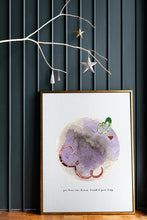 Load image into Gallery viewer, Eco-Friendly Abstract Colorful Planet Prints at Jellyque | Reminds to Sparely Use Toilet Paper Through Paper-Texture Planet | Lilac Violet &amp; Mink Gray Colors For Growing Up Inside | Urban &amp; Classic Style | Recycled Material: Paper Cut Collage Design | Instant Download | Sustainable Living Gift Ideas &amp; Well-Being
