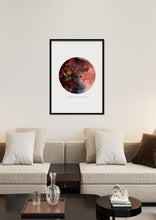 Load image into Gallery viewer, Eco-Friendly Awareness Colorful Planet Prints at Jellyque | Reminds to Save Nature Through Pecan-Brown Moon | Reusable Materials: Golden Flower Stickers ➸ Up-cycled Collage Design + Eco Tips | Pecan-Brown Water Color For Staying Grounded | Well-Balanced Vibe | Instant Download | Sustainable Living Gift Ideas
