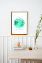 Load image into Gallery viewer, Eco-Friendly Abstract Colorful Planet Prints at Jellyque | Reminds to Sustainable Living Through Pure Green Planet | Reusable Materials: Shiny Green Gem ➸ Up-cycled Collage Design + Eco Tips | Pistachio-Green Color For Inner-Growth | Pure &amp; Restful Vibes | Instant Download | Green Living Gift Shop &amp; Well-Being
