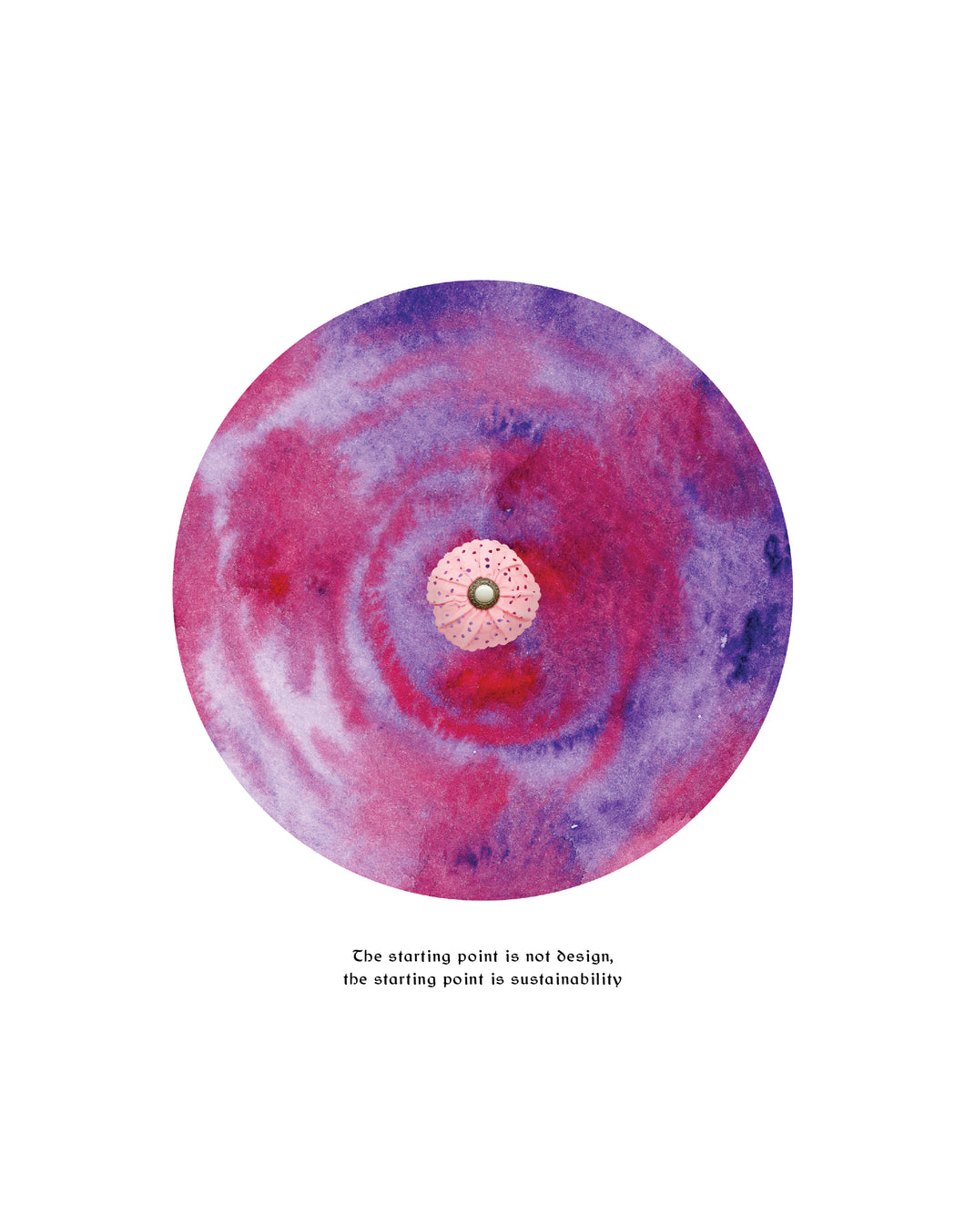 Reminds People to Sustainable Lifestyle Through Abstract Purple Love-Spin Moon Art | Red Violet & French Violet Colors Help Self-Motivation | Based on Spin Technical Watercolor Paint & Decorated Reusable Fabric Flower Collage Design by Graphic | Pretty & Magical Vibes | Digital Download