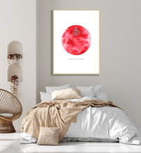 Load image into Gallery viewer, Eco-Friendly Abstract Colorful Planet Prints at Jellyque | Reminds to Sustainable Living Through Chandelier Planet | Reusable Materials: Chandelier ➸ Up-cycled Collage Design By Graphic | Cherry-Red Color For Enthusiasm | Impressive &amp; Gorgeous Vibes | Instant Download | Green Living Gift Shop &amp; Well-Being
