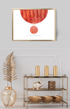 Load image into Gallery viewer, Eco-Friendly Abstract Colorful Planet Prints at Jellyque | Reminds to Recycle Through Waffle Moon | Reusable Materials: Art Decor Frame ➸ Up-Cycled Collage Design + Eco Tips | Burnt Orange Color For Emotional Stability | Comfortable Vibe | Instant Download | Sustainable Living Gift Shop &amp; Well-Being
